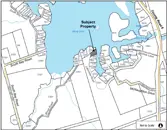 key map showing location of subject lands